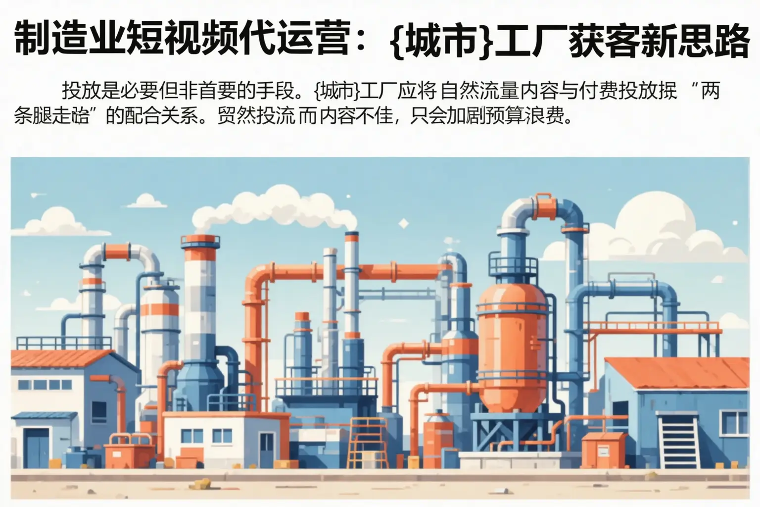 制造业短视频代运营：灵武工厂获客新思路